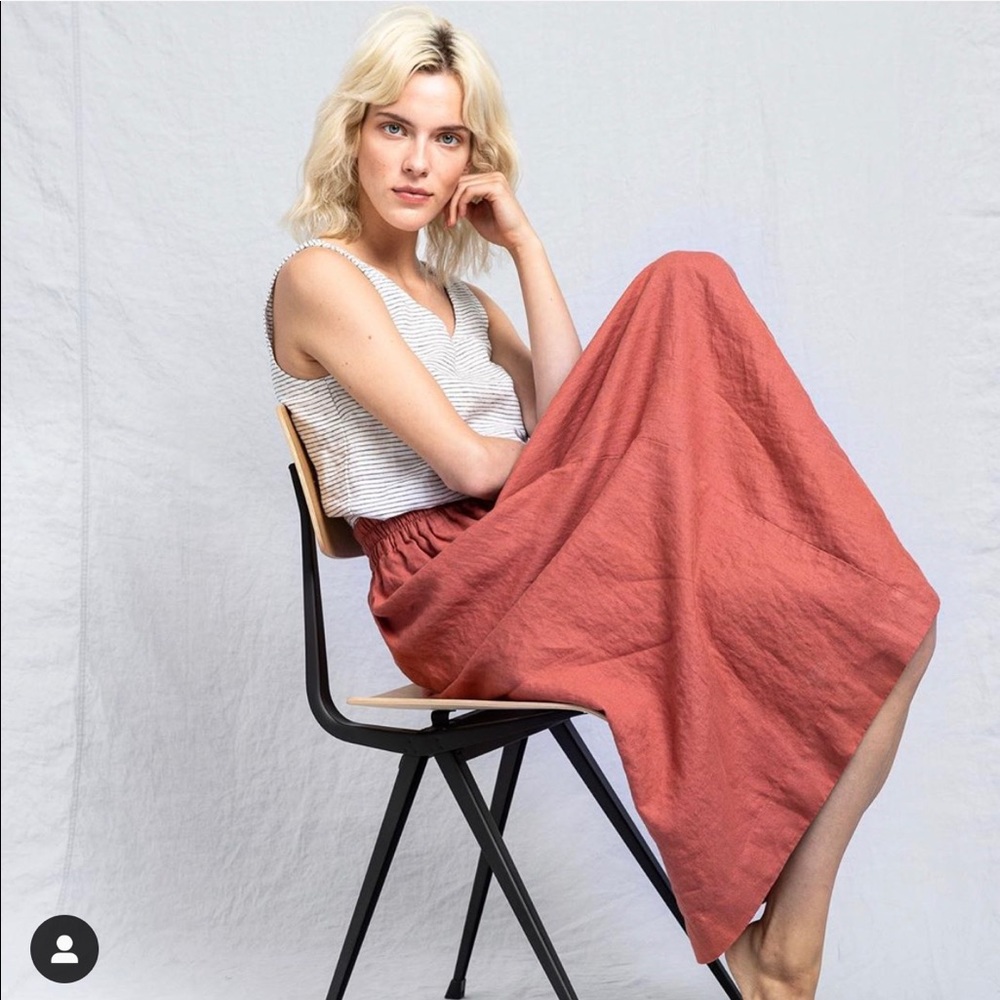 SION linen skirt XS by notperfectlinen petite